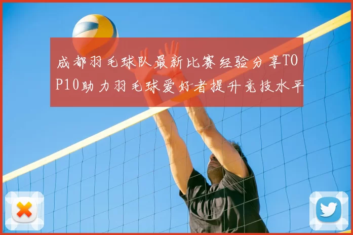 成都羽毛球队最新比赛经验分享TOP10助力羽毛球爱好者提升竞技水平