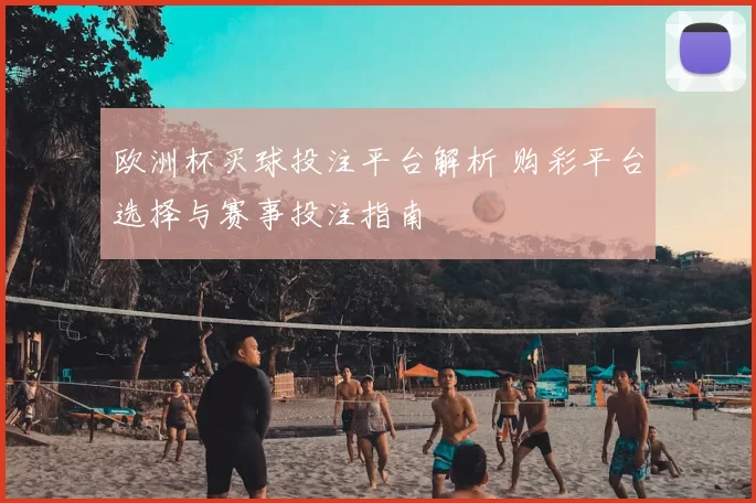 欧洲杯买球投注平台解析 购彩平台选择与赛事投注指南